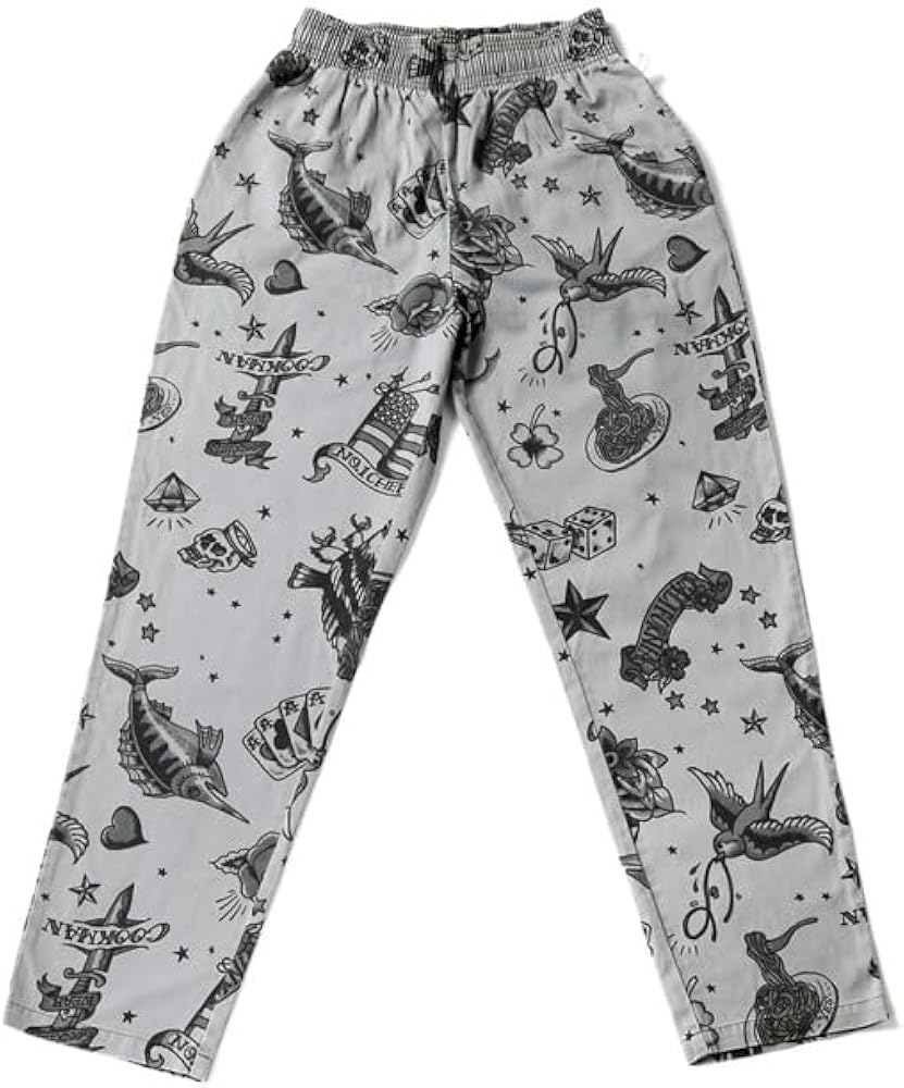 Amazon.co.jp: [ COOKMAN/クックマン ] Chef Pants 「Old Tattoo Gray
